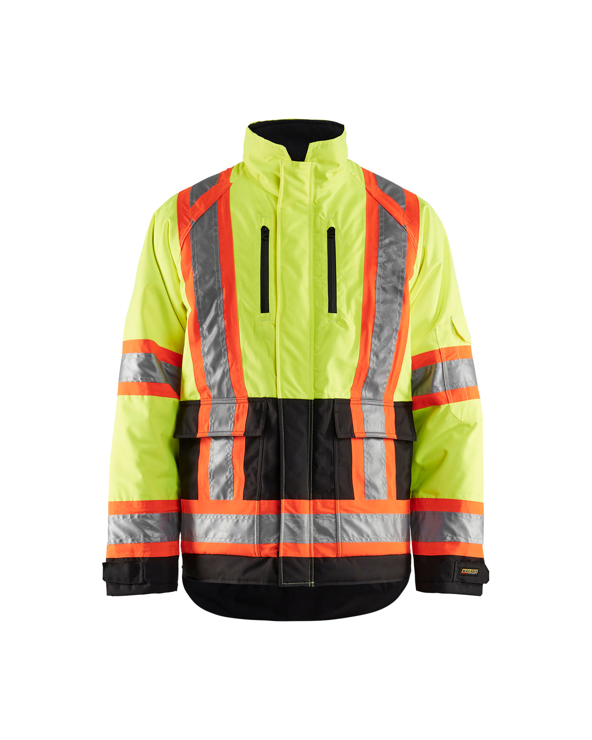 Hi-Vis Winter CSA Bomber Jacket - Hi-Vis Yellow / Black