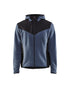 Knitted Fleece Jacket - Numb Blue/Black