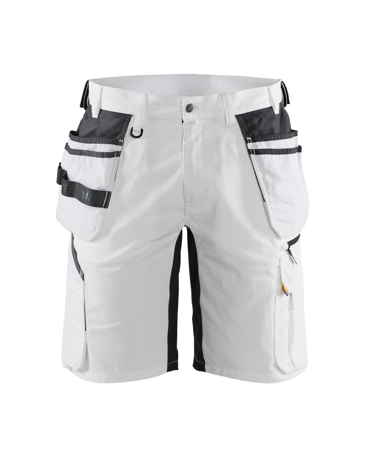 Ripstop Max Shorts - White/Dark grey