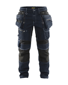 Craftsman trousers stretch X1900 - Navy blue/Black