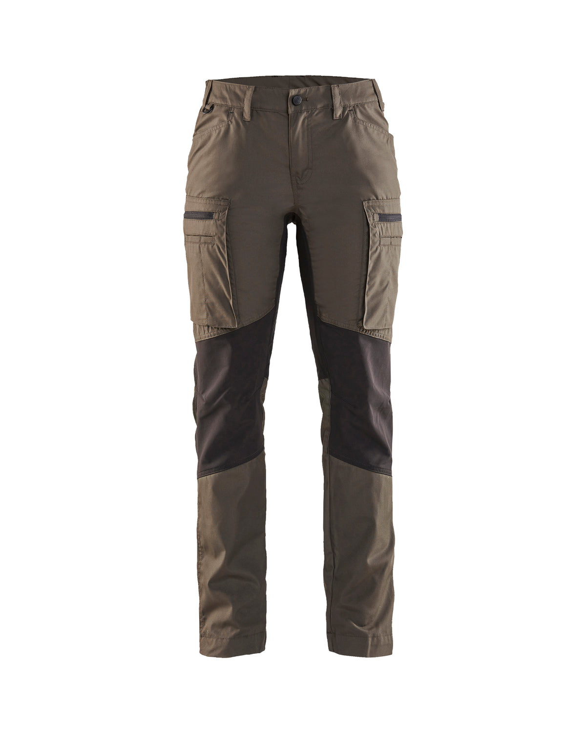 Women's Stratus Lite Stretch Pants - Dark Olive Green / Black