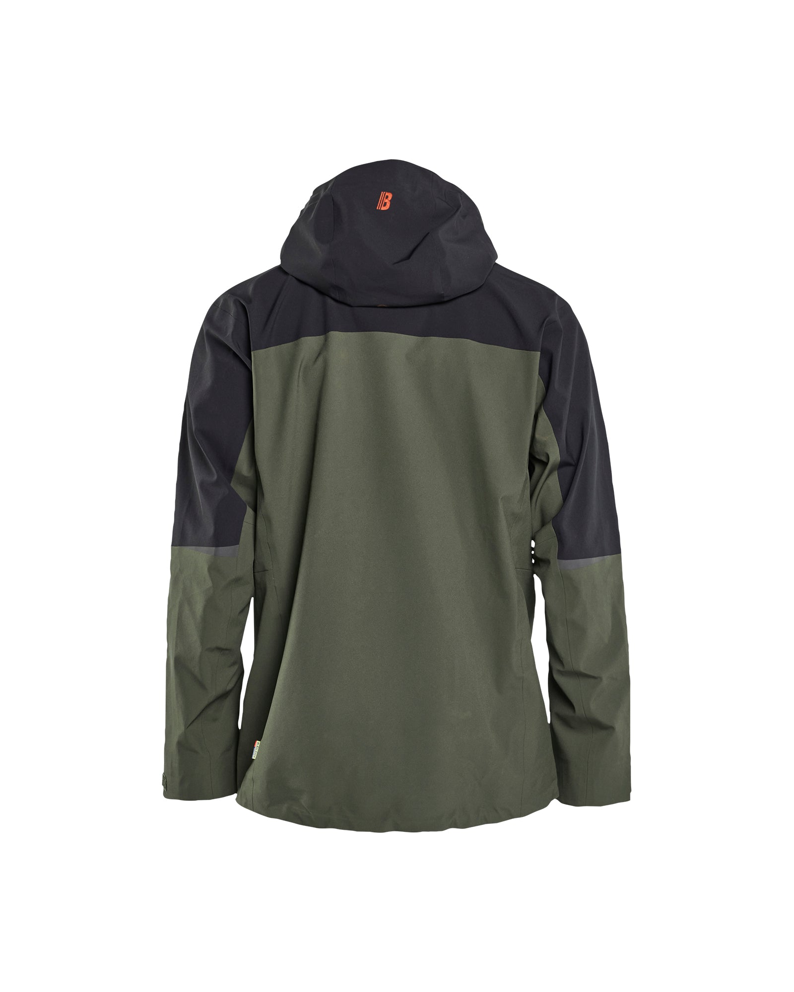 Cascade 3 Layer Shell Jacket - Forest Green/Rust