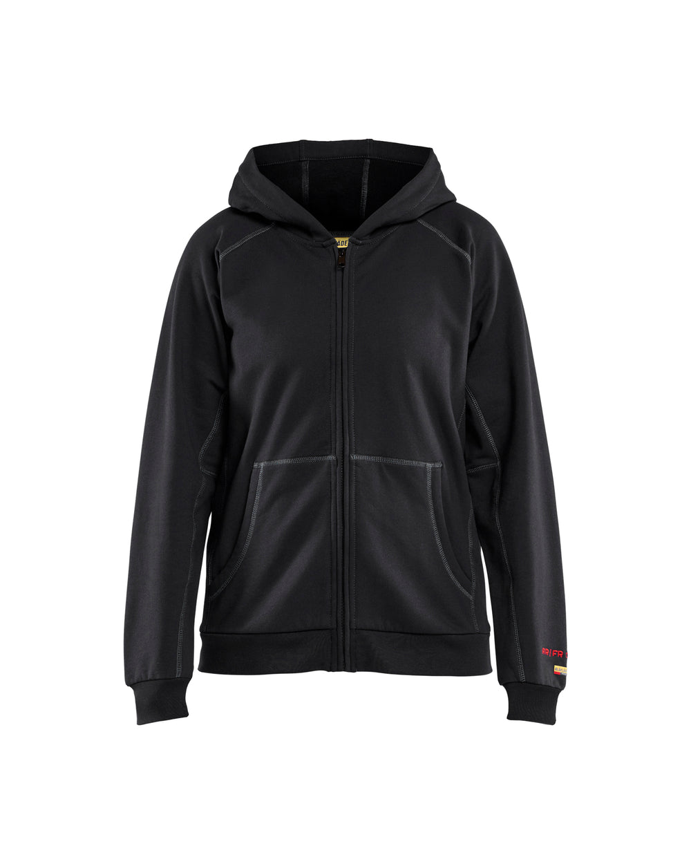 Women's FR Zip Hooded Jacket - Black