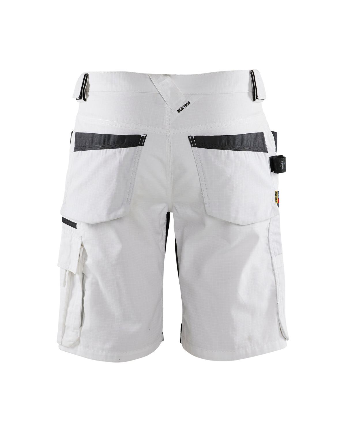 Ripstop Shorts - White/Dark grey