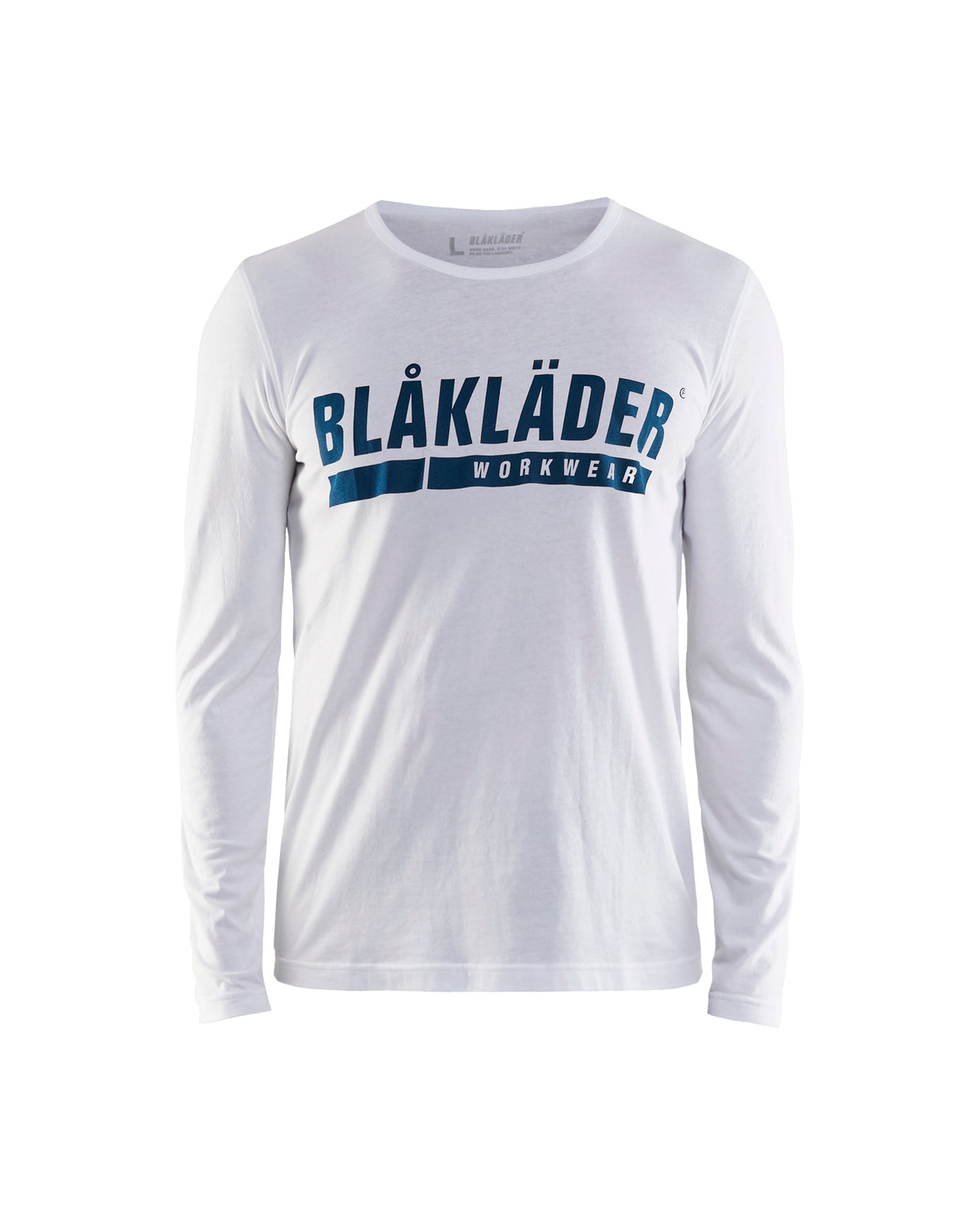 Long Sleeve Branded T-shirt - White