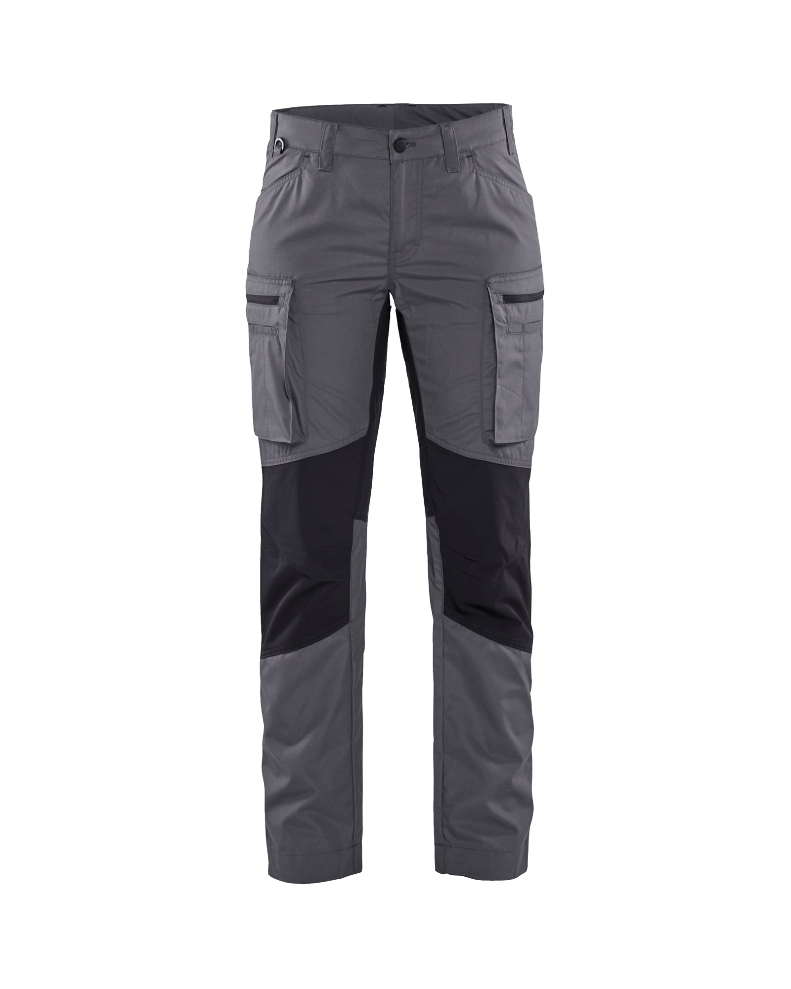 WOMEN'S SERVICE STRETCH PANTS - Grey/Black