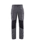 WOMEN'S SERVICE STRETCH PANTS - Grey/Black