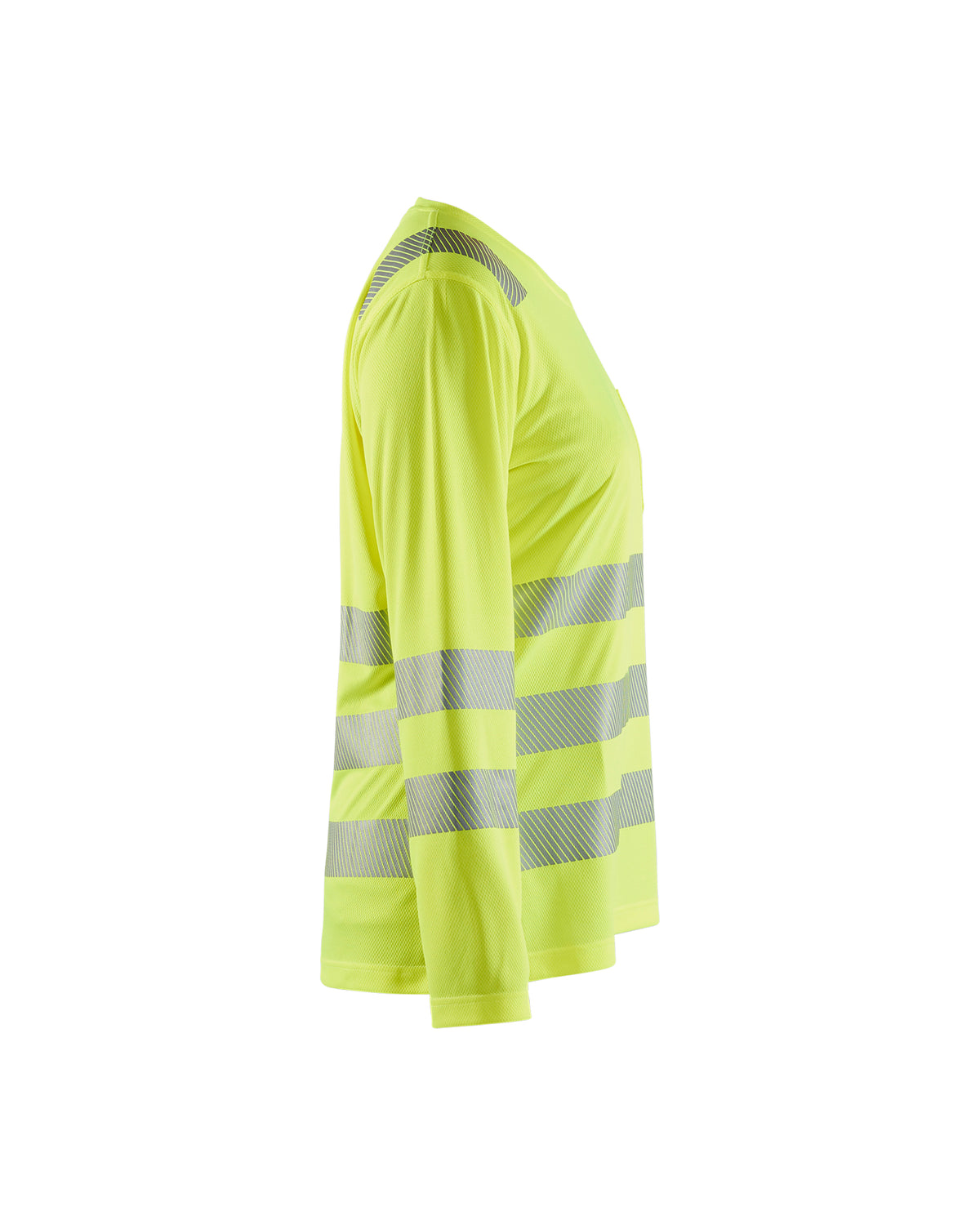 Women's Hi-Vis Long Sleeve Pocket T-Shirt - Yellow