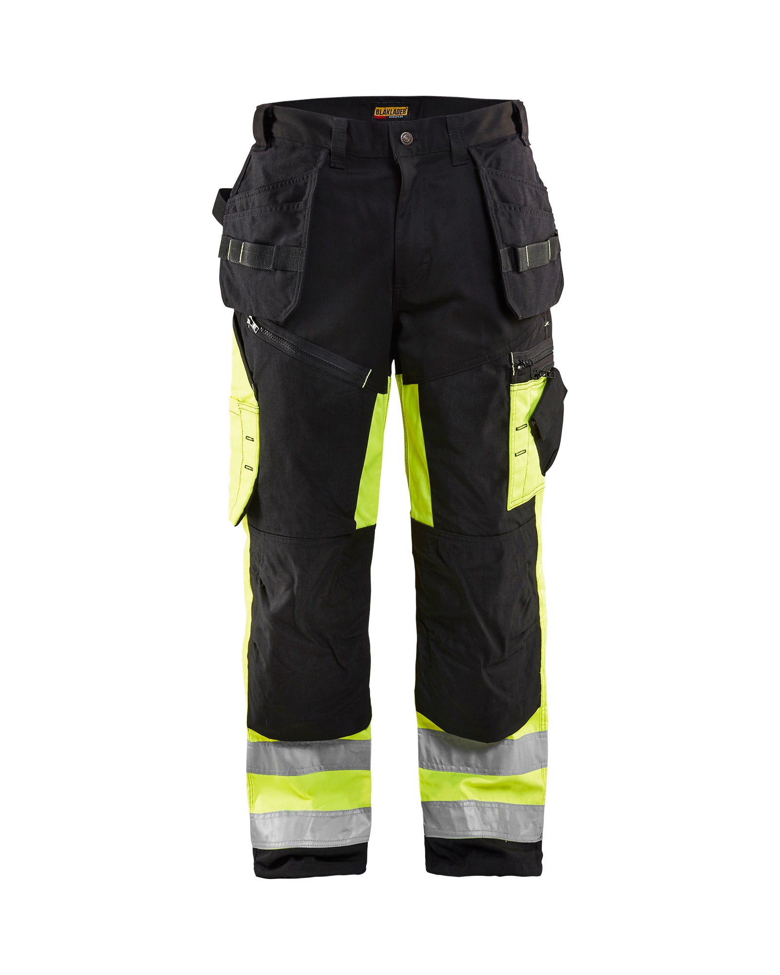 HI-VIS X1600 WORK PANTS - Black/Yellow Hi-viz