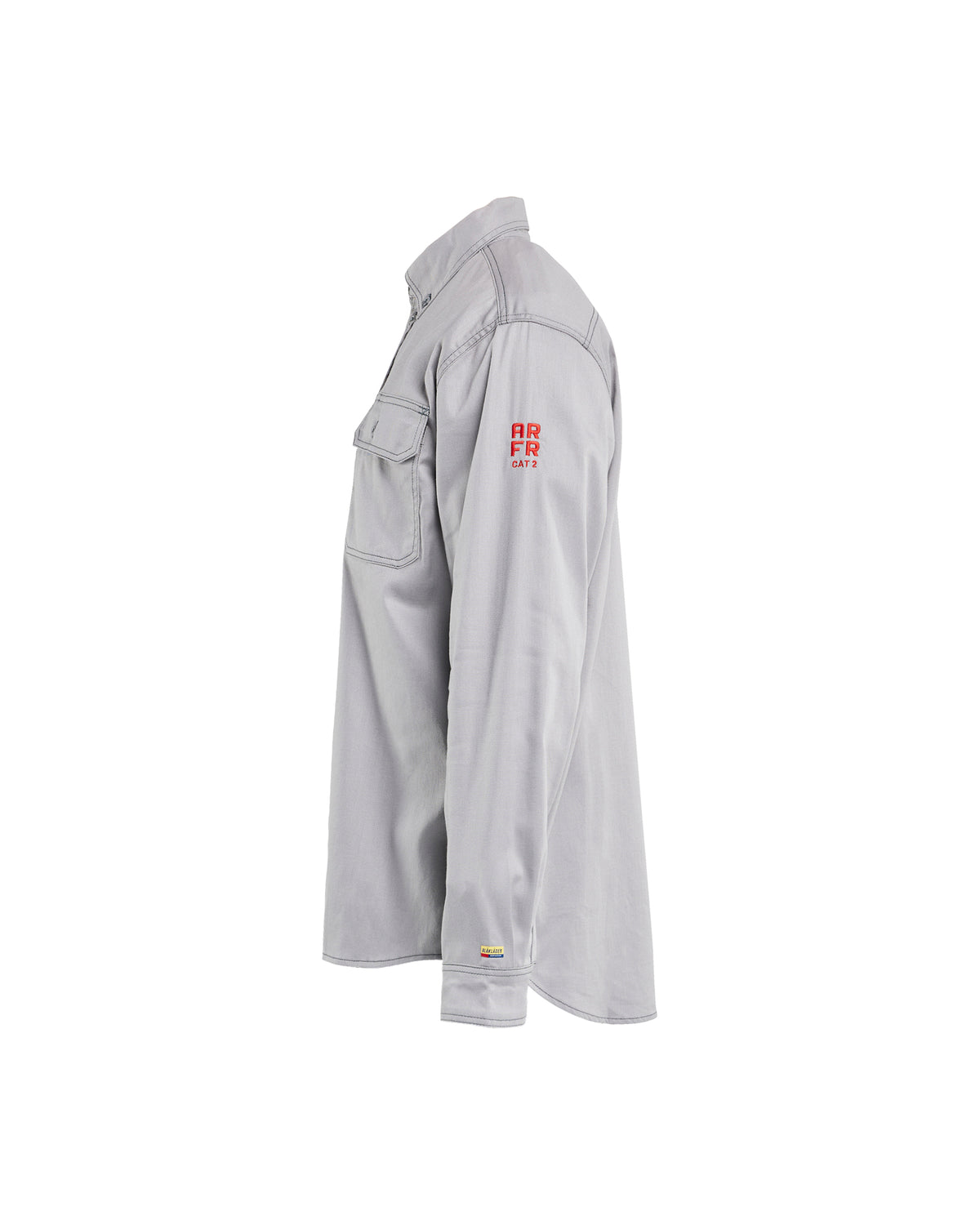 Flame Resistant Button-Up Shirt - Light Grey