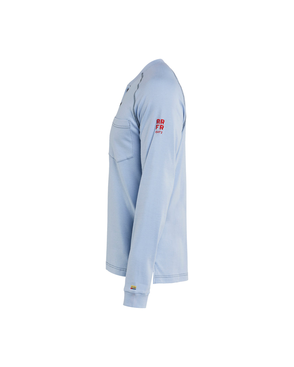 Flame Resistant Henley - Light blue