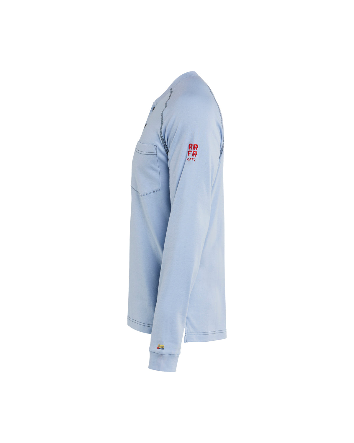 Flame Resistant Henley - Light blue
