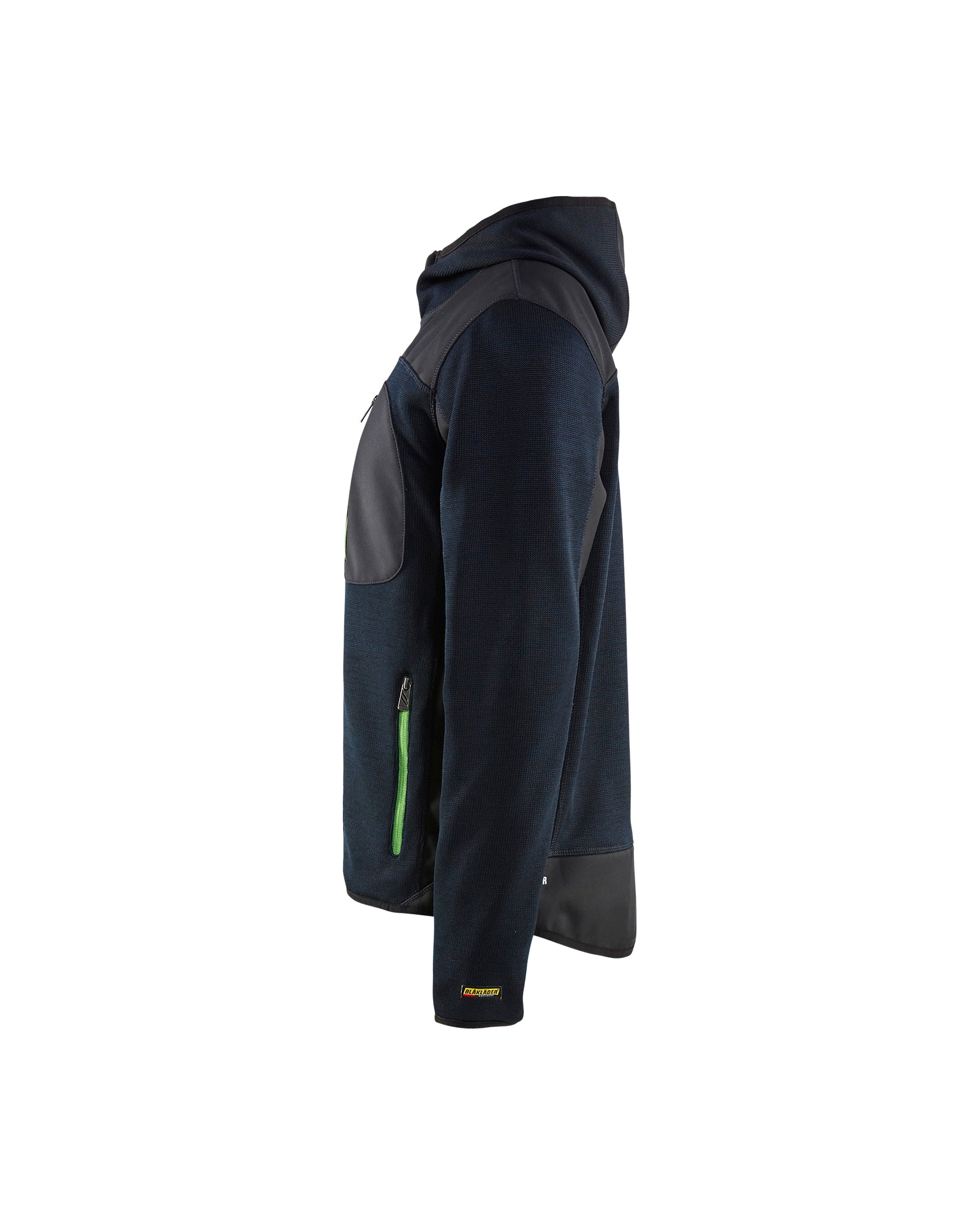 Knitted Jacket - Dark navy/Green