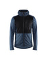 Hooded Tech Jacket - Numb Blue/Black