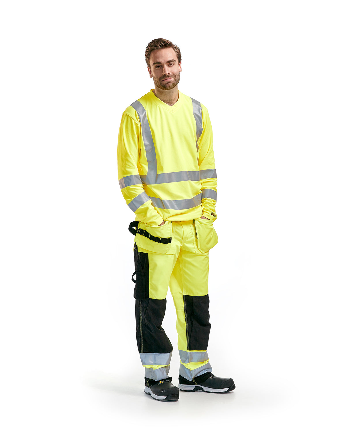 Hi-Vis Max Pants - Yellow Hi-viz/Black