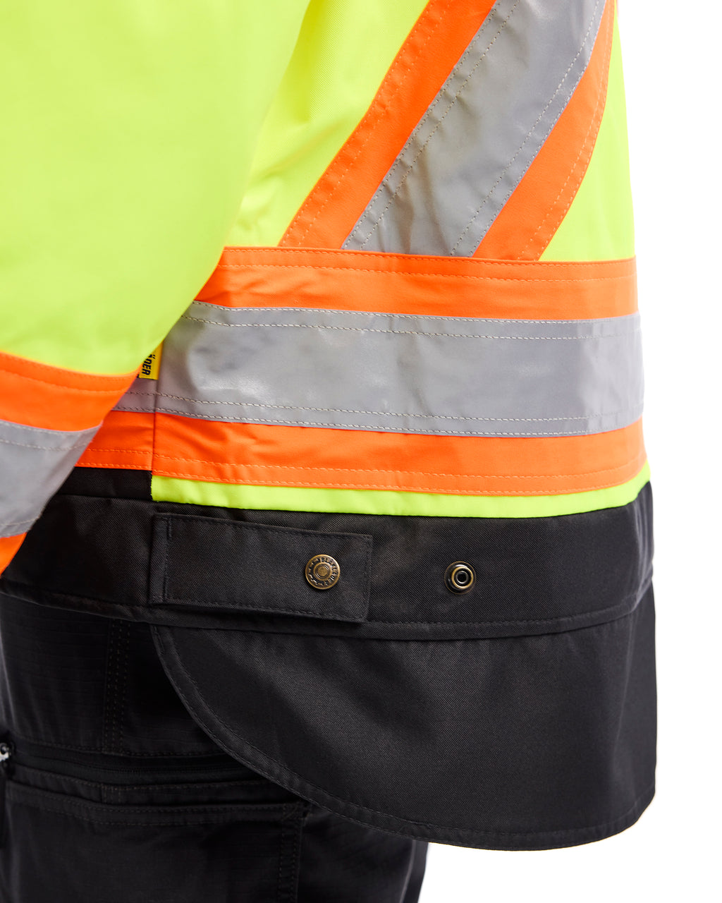 HI-VIS WINTER JACKET - Yellow Hi-viz/Black