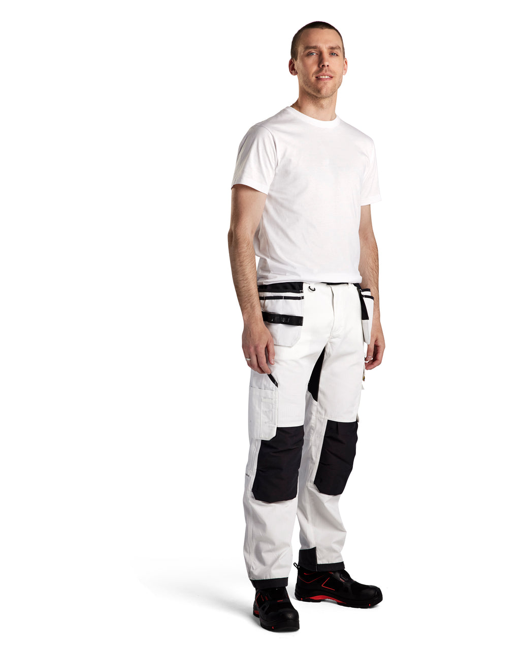 Ripstop Max Pants - White/Dark grey