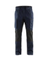 Service Pants with Stretch - Dark navy/Black