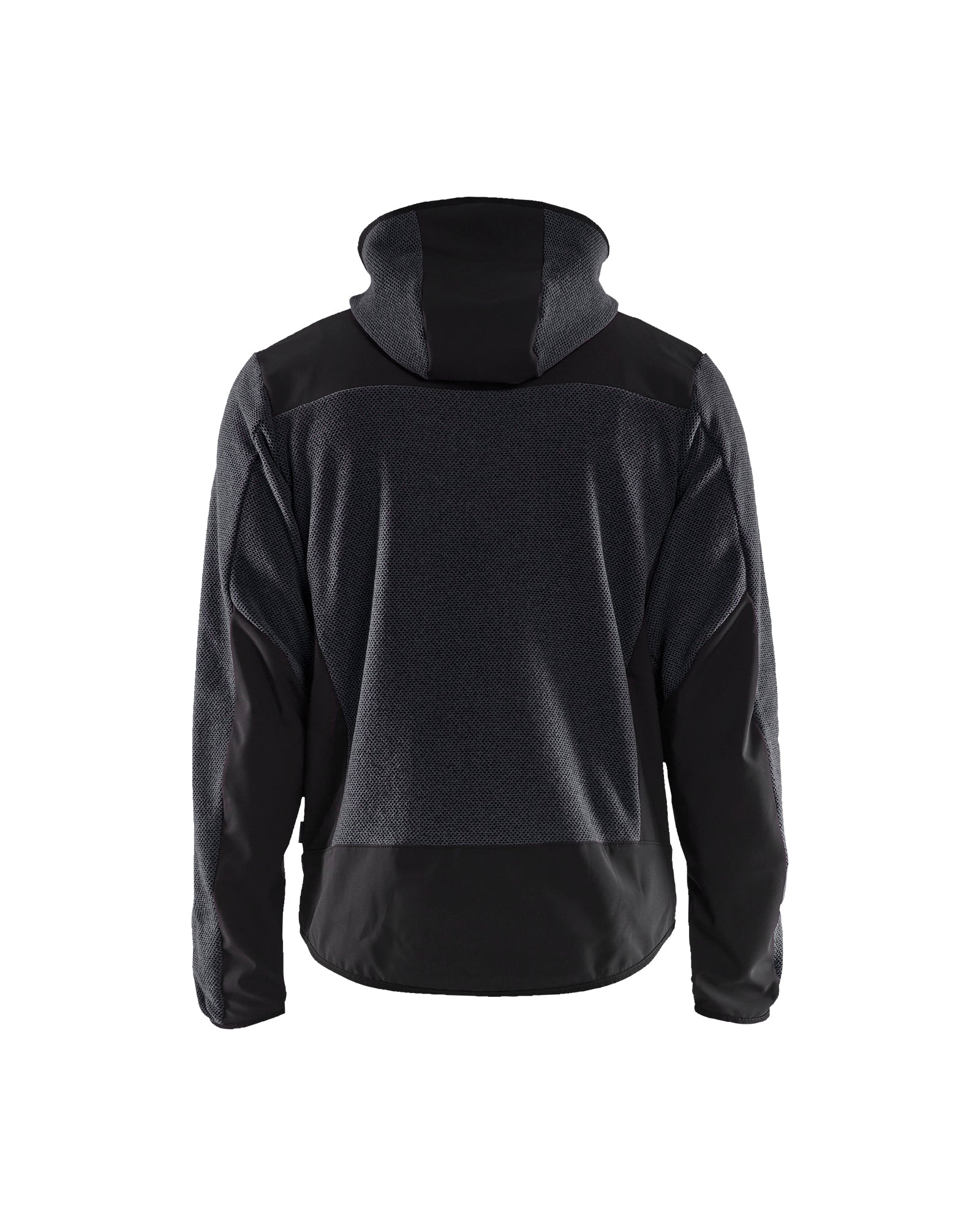 Knitted Fleece Jacket - Dark grey/Black