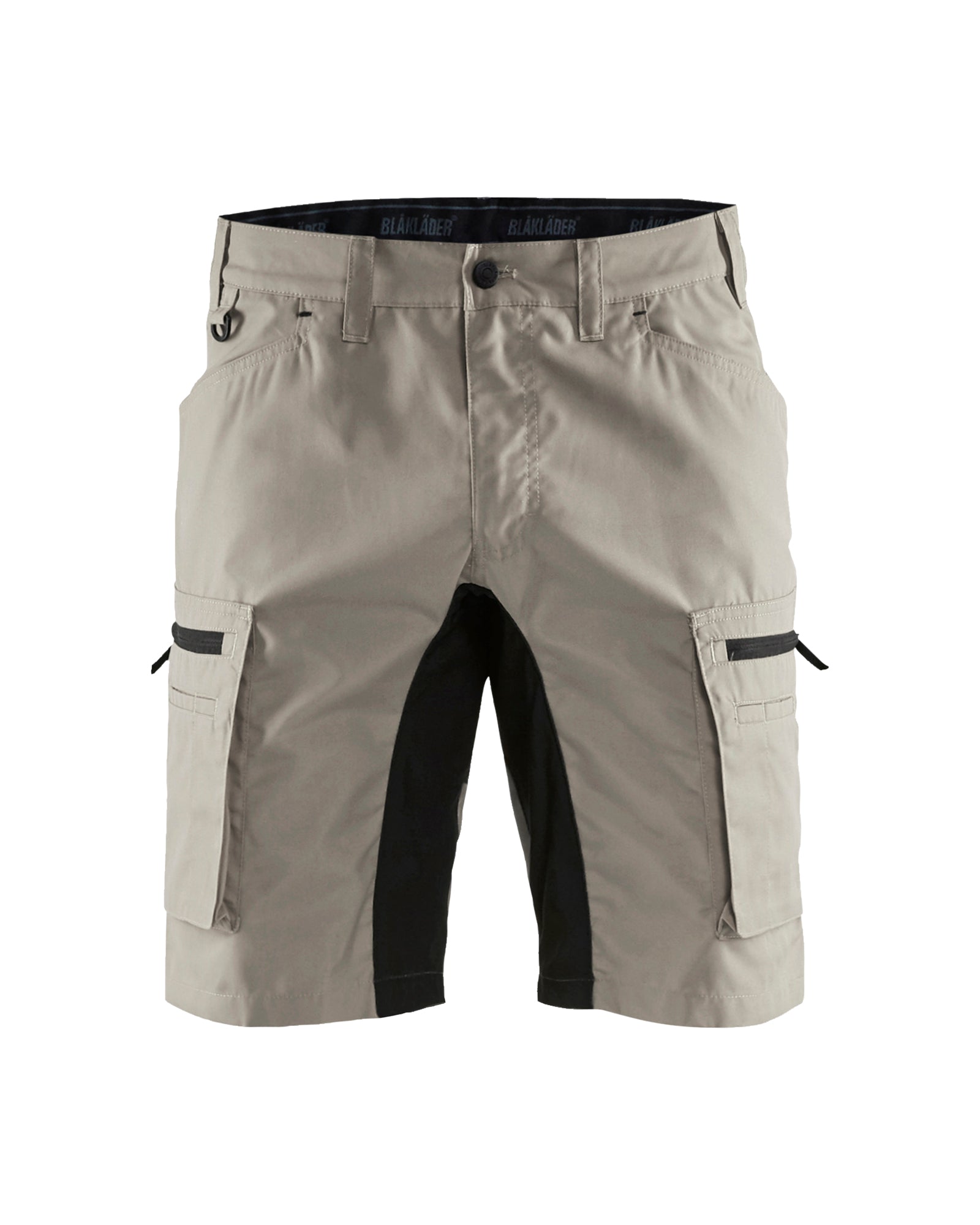 Service Shorts With Stretch - Stone/Black