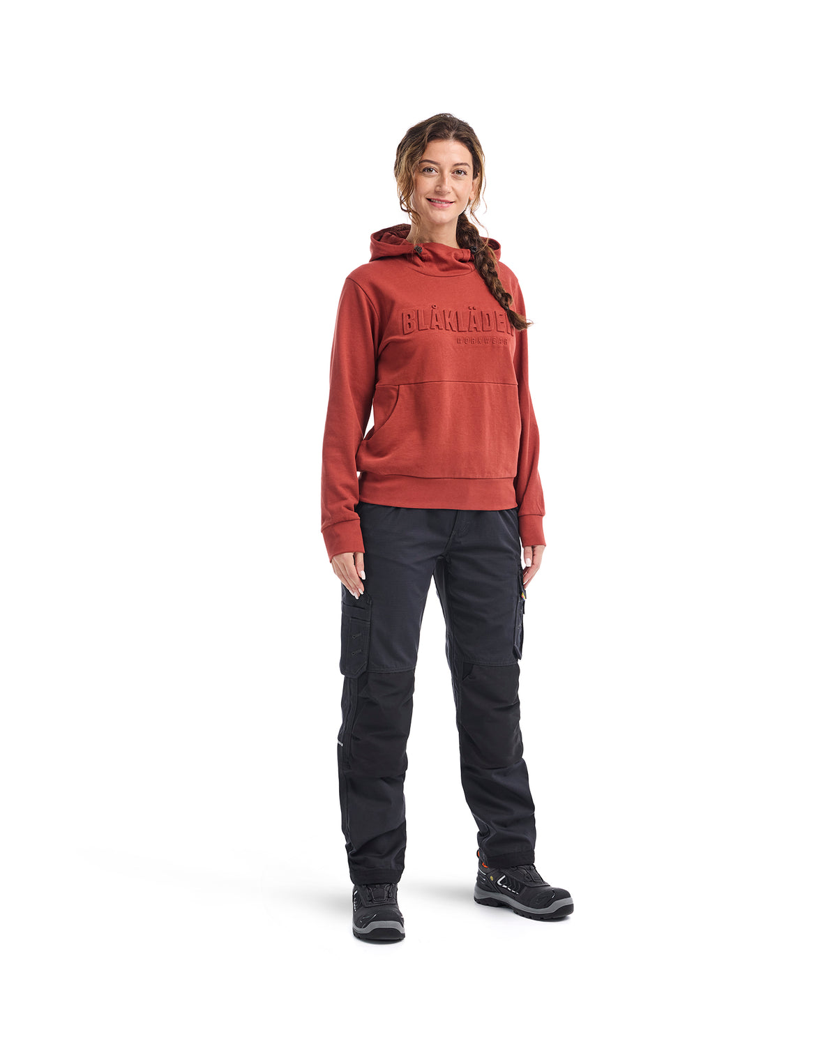 Women's 3D Blaklader Hoodie - Burned Red