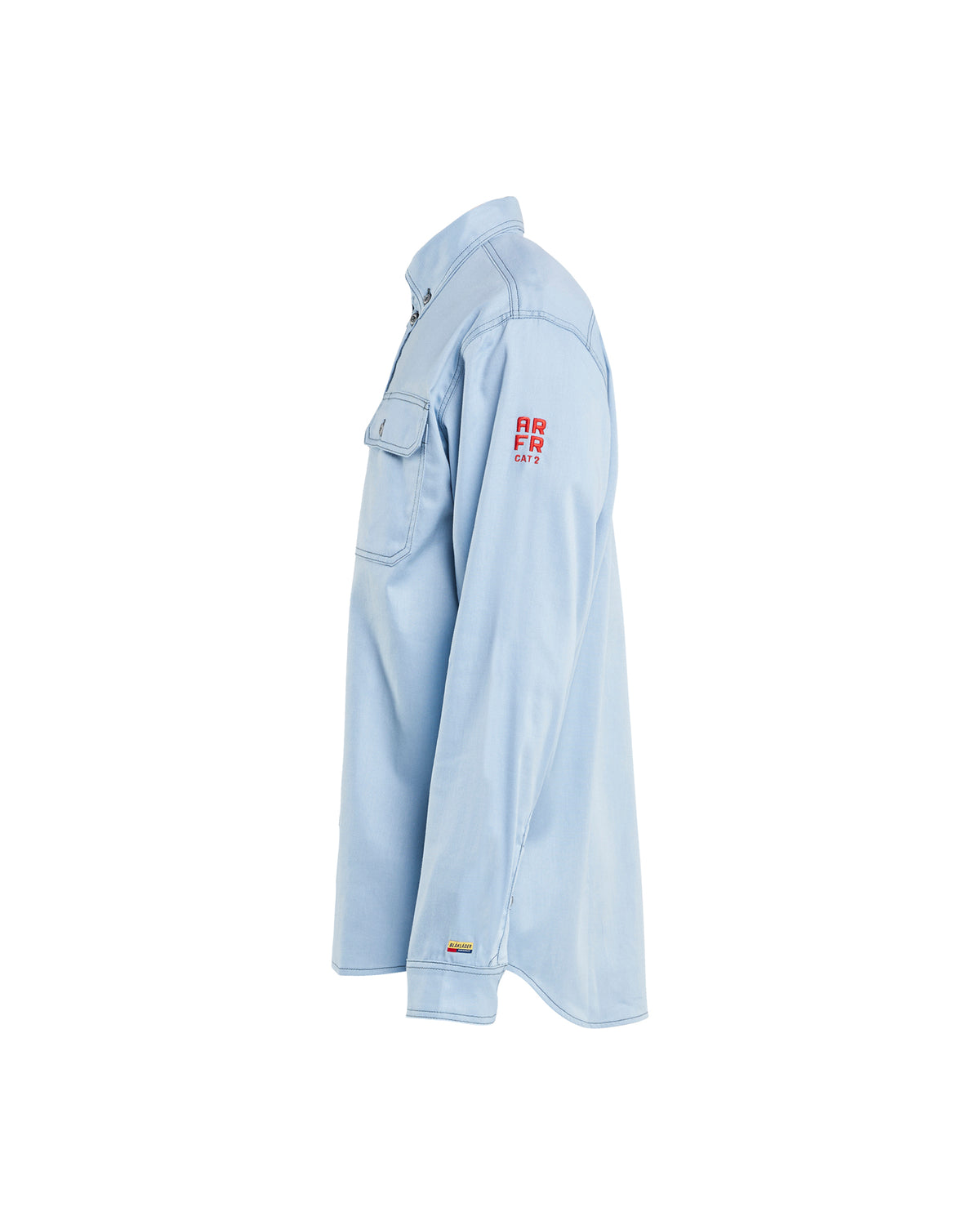 Flame Resistant Button-Up Shirt - Light Blue