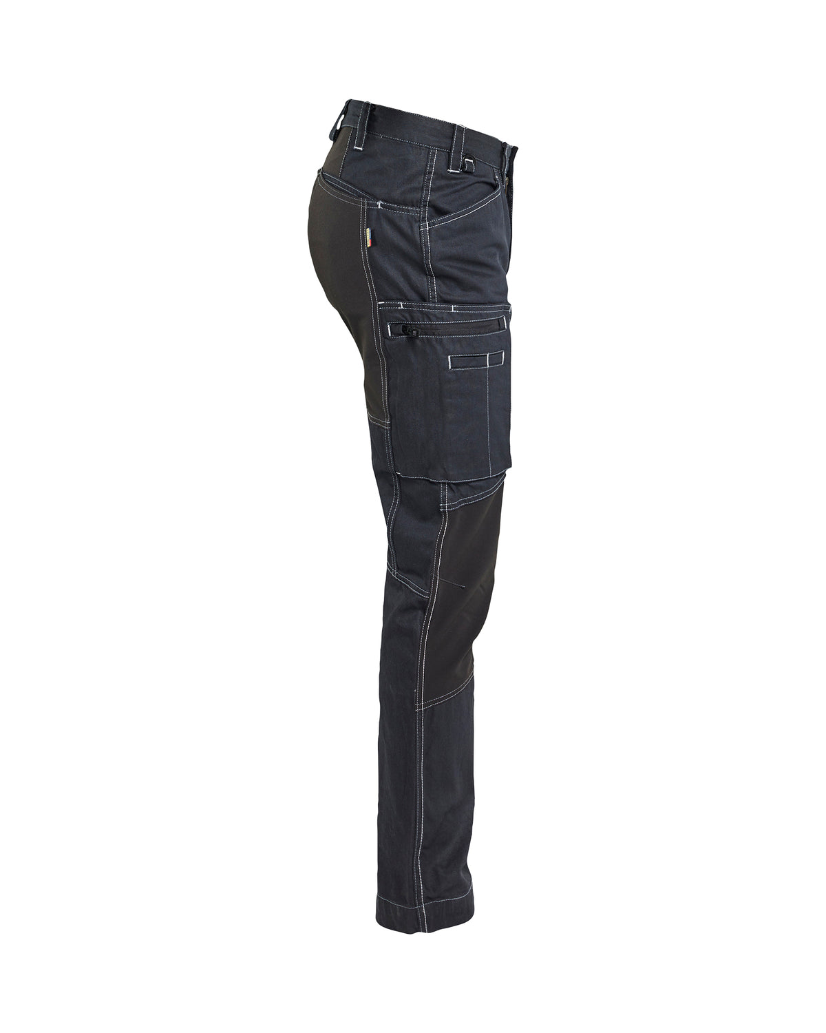 Service Pants with Stretch Cordura Denim - Navy blue/Black