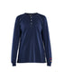 Women's Flame Resistant Henley - Navy Blue
