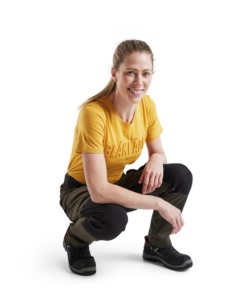 WOMEN'S SERVICE STRETCH PANTS - Dark olive green /black