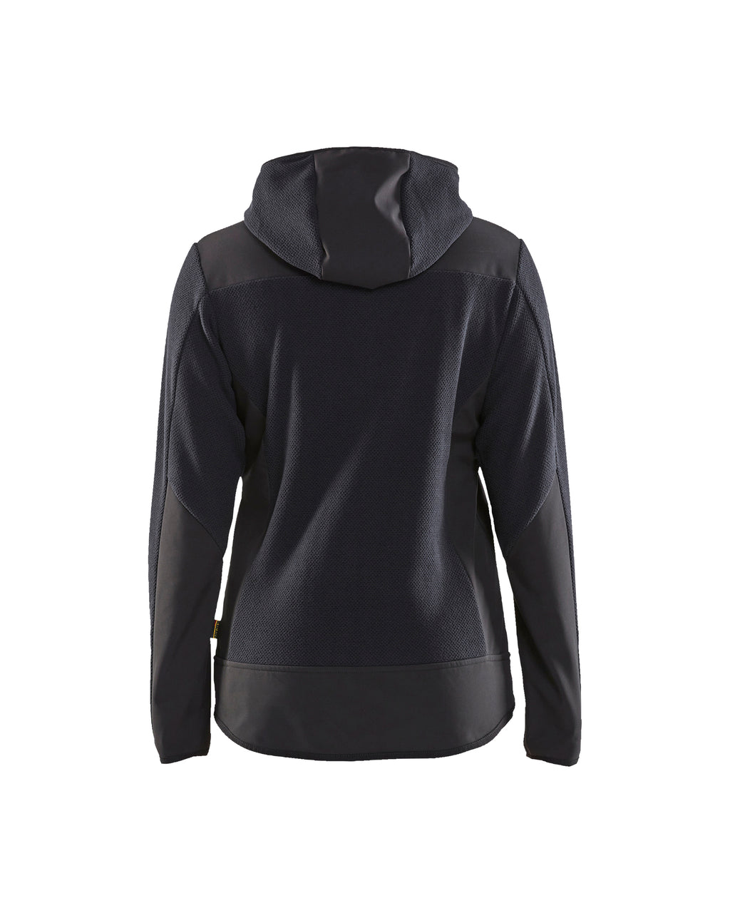 Women's Knitted Fleece Lined Jacket - Dark grey/Black
