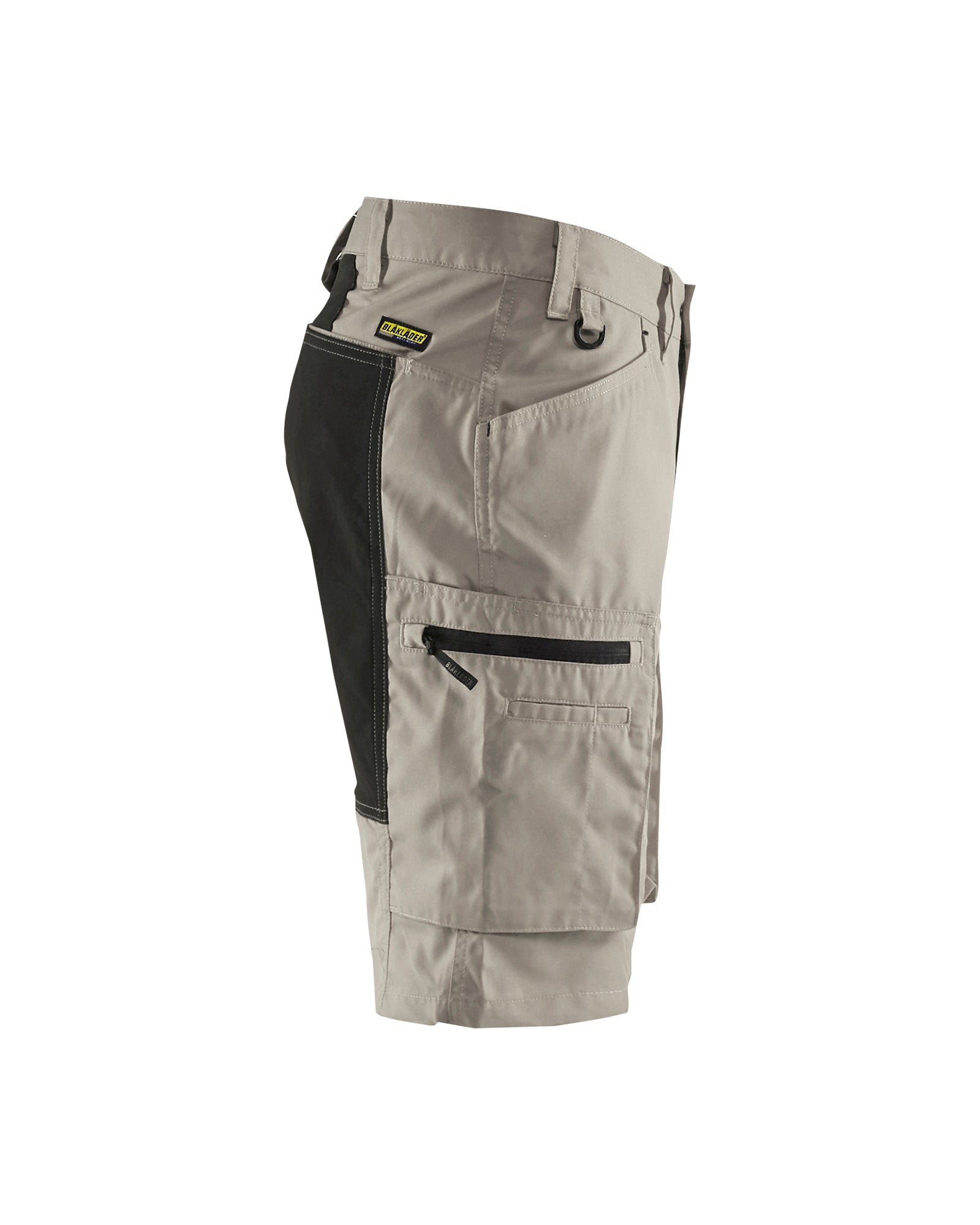 Service Shorts With Stretch - Stone/Black
