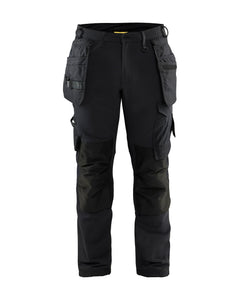 4-Way stretch Work Pants - Black