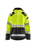 Hi-Vis Premium Shell Jacket - Yellow Hi-viz/Black