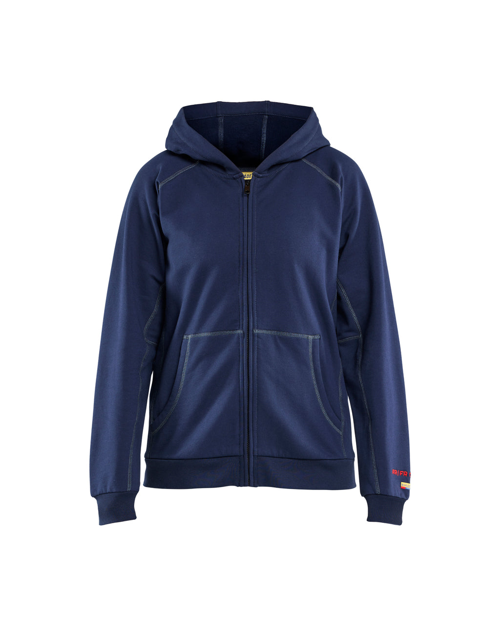 Women's Flame Resistant Full Zip Hoodie - Navy blue