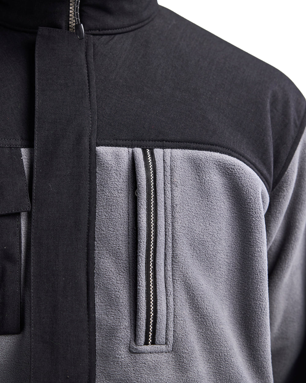 Two Fisted Fleece Jacket - Grey/Black
