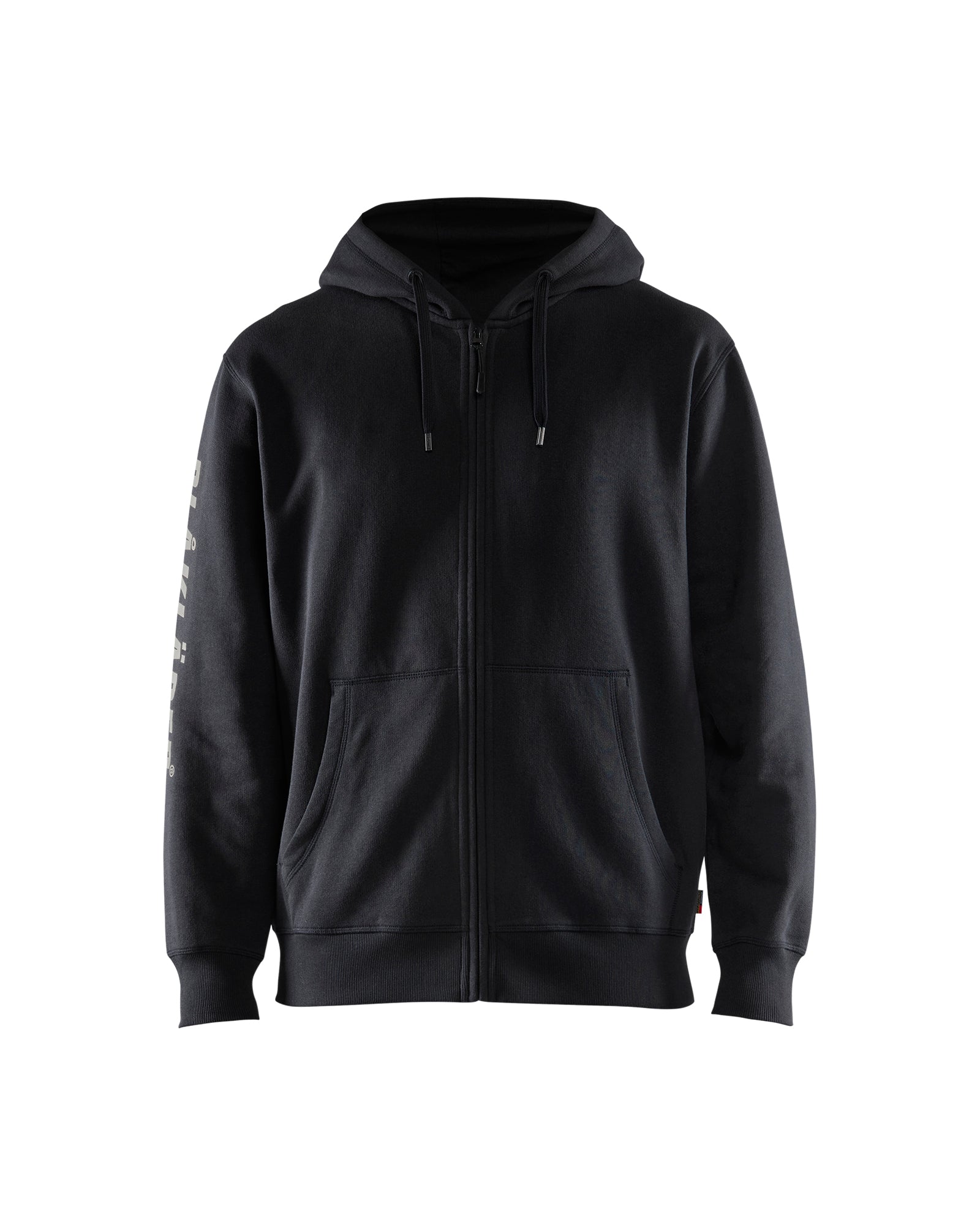 Chandail zippé à Capuche Avec Logo - Noir