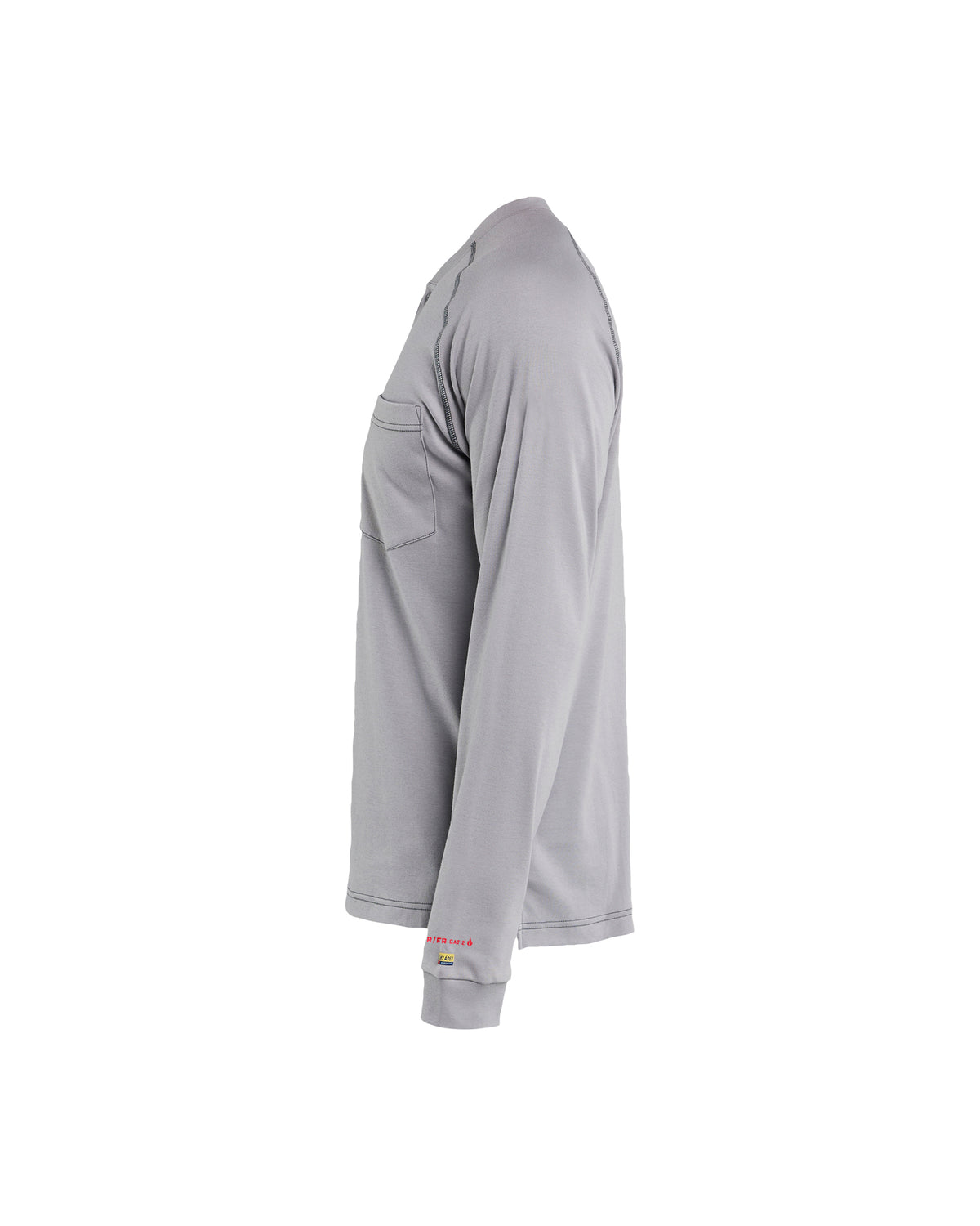 Flame Resistant Henley - Light grey