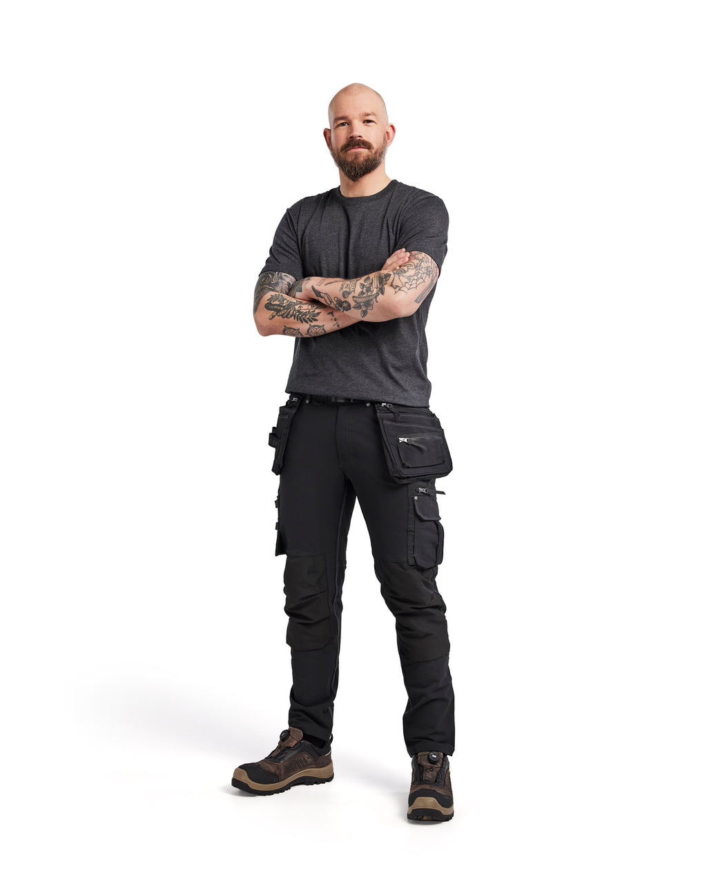 Craftsman trousers 4-way stretch X1900 - Black