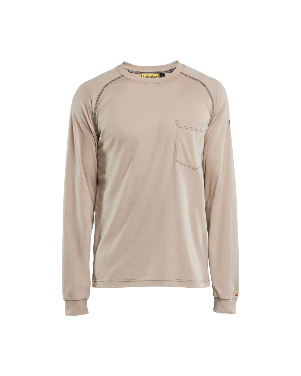 Flame Resistant Long Sleeve T-Shirt - Stone
