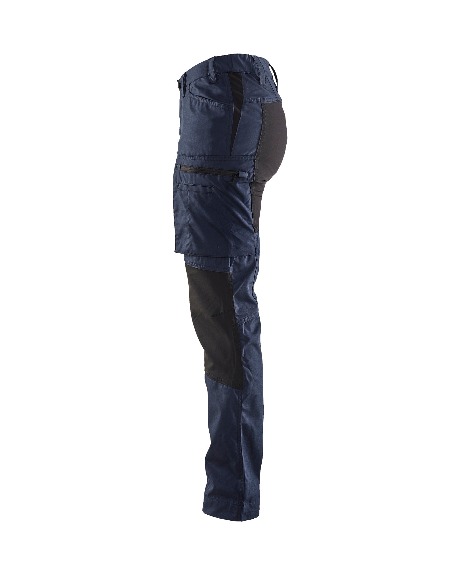 WOMEN'S SERVICE STRETCH PANTS - Dark navy/Black