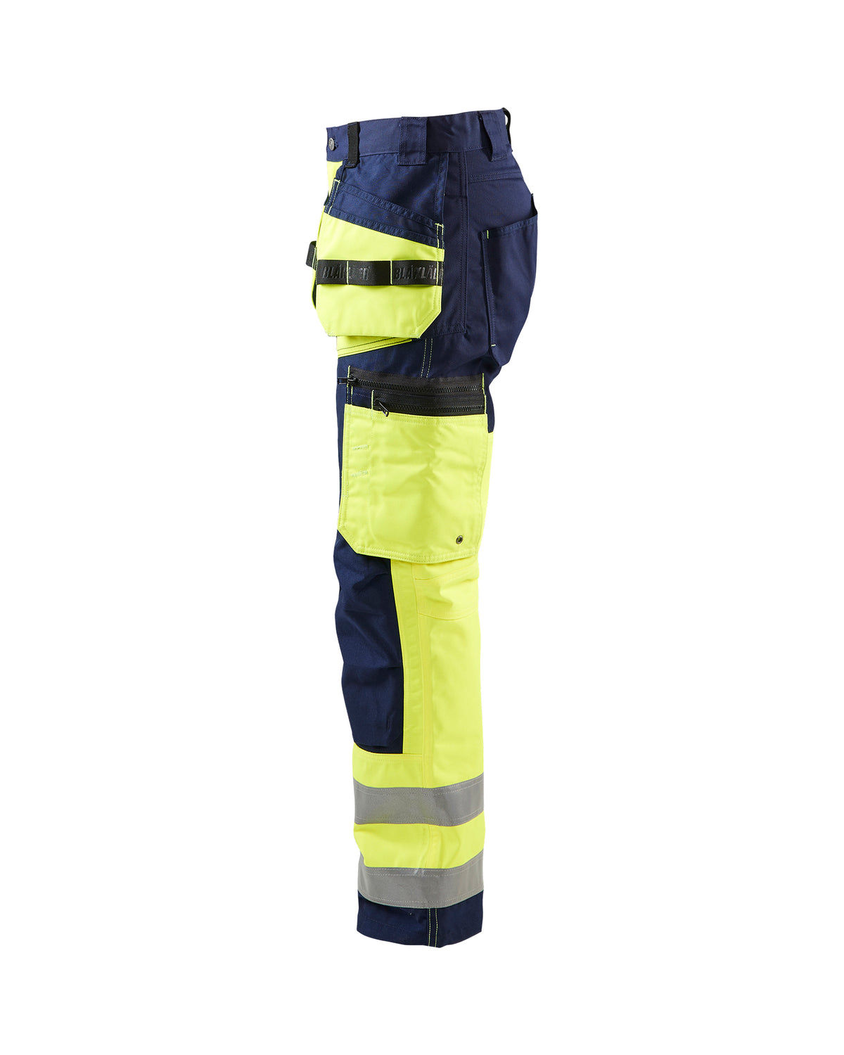 Women's Hi-Vis Max Pants - Hi-Vis Yellow / Navy Blue