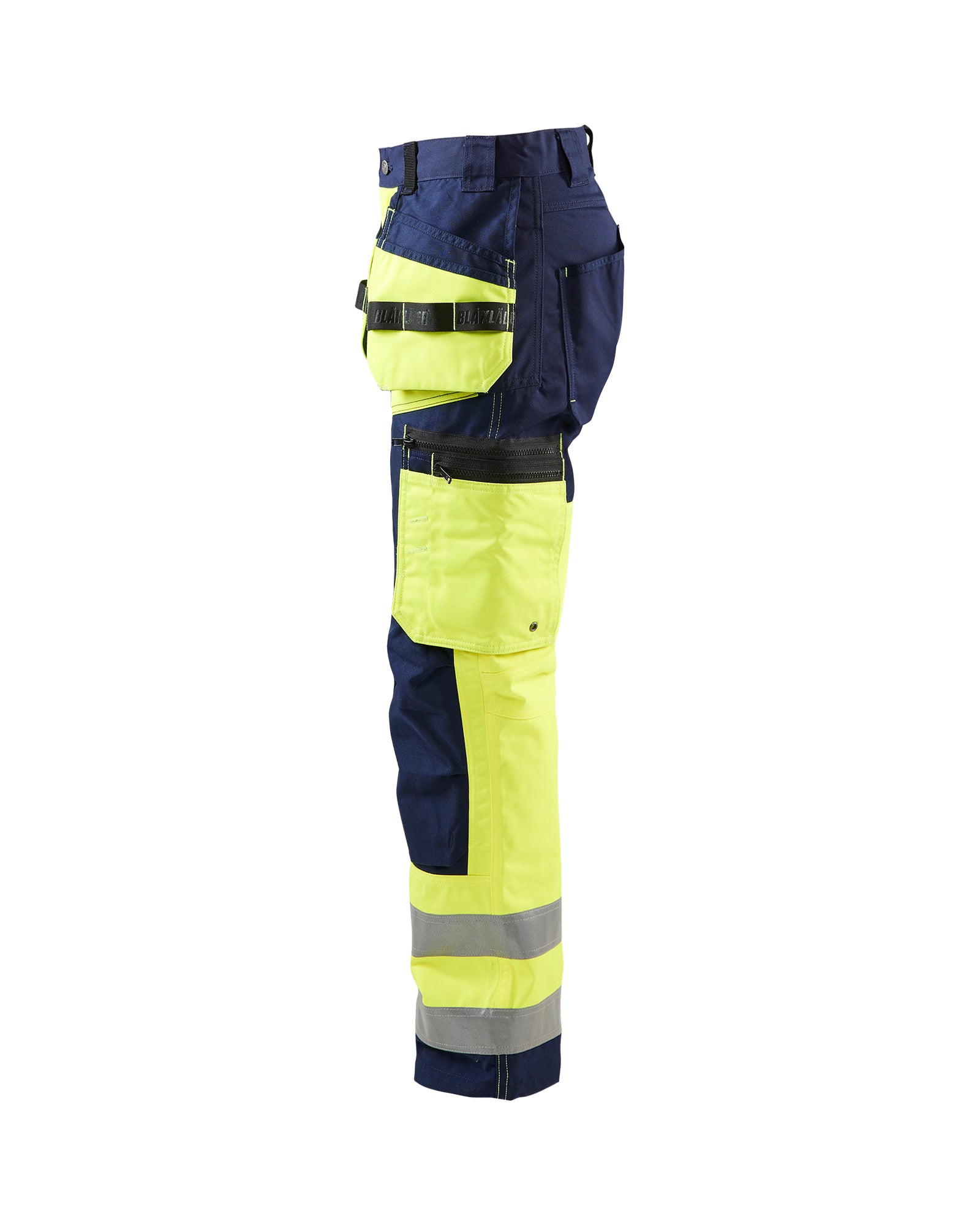PANTALON DE TRAVAIL HAUTE-VISIBILITÉ POUR FEMMES - Marine/Jaune fluo