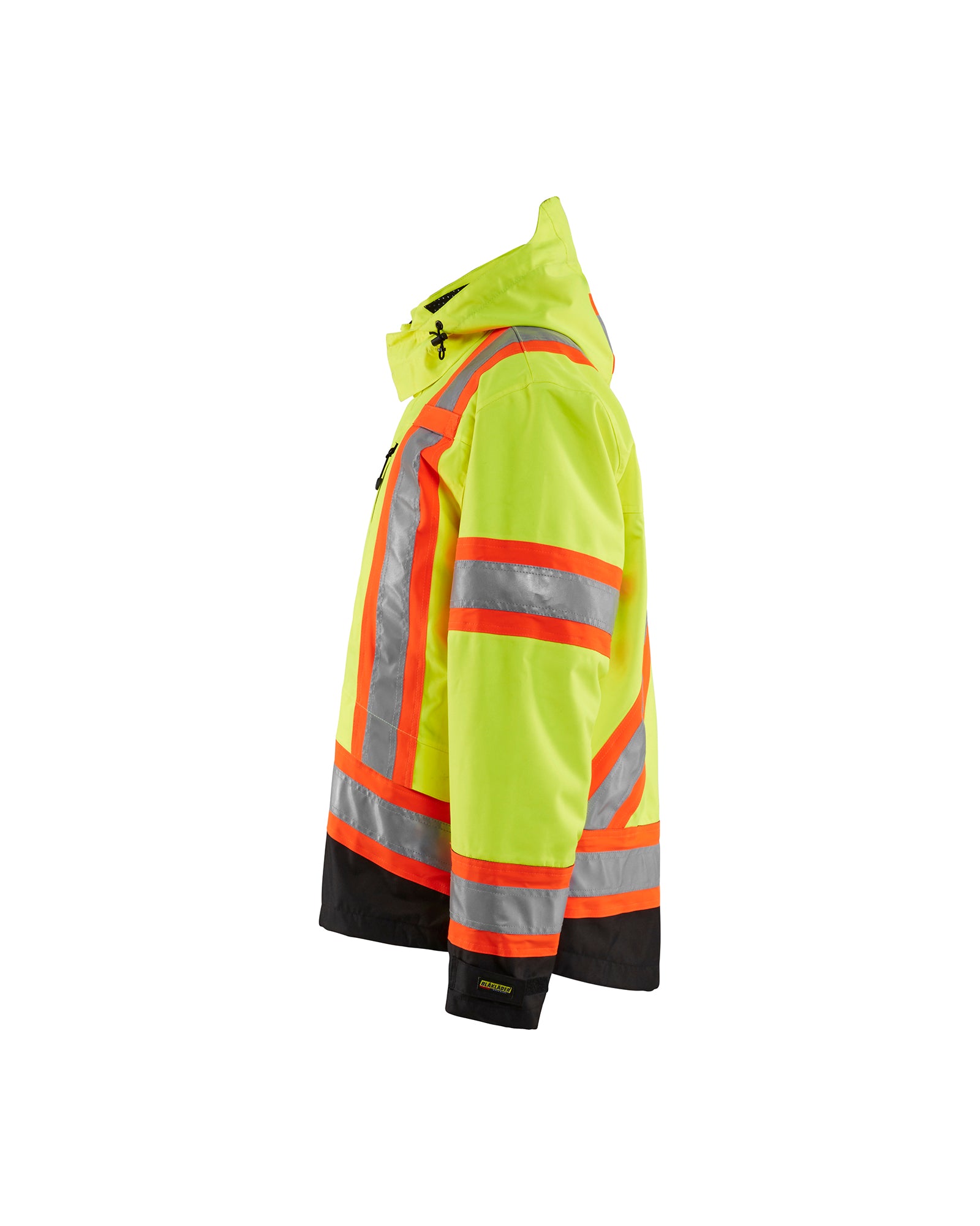 HI-VIS SHELL JACKET - Yellow Hi-viz/Black