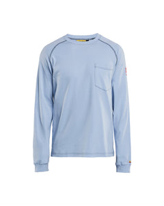 T-shirt à MANCHES LONGUES LÉGER RÉSISTANT AUX FLAMMES (9.1cal) - Bleu clair