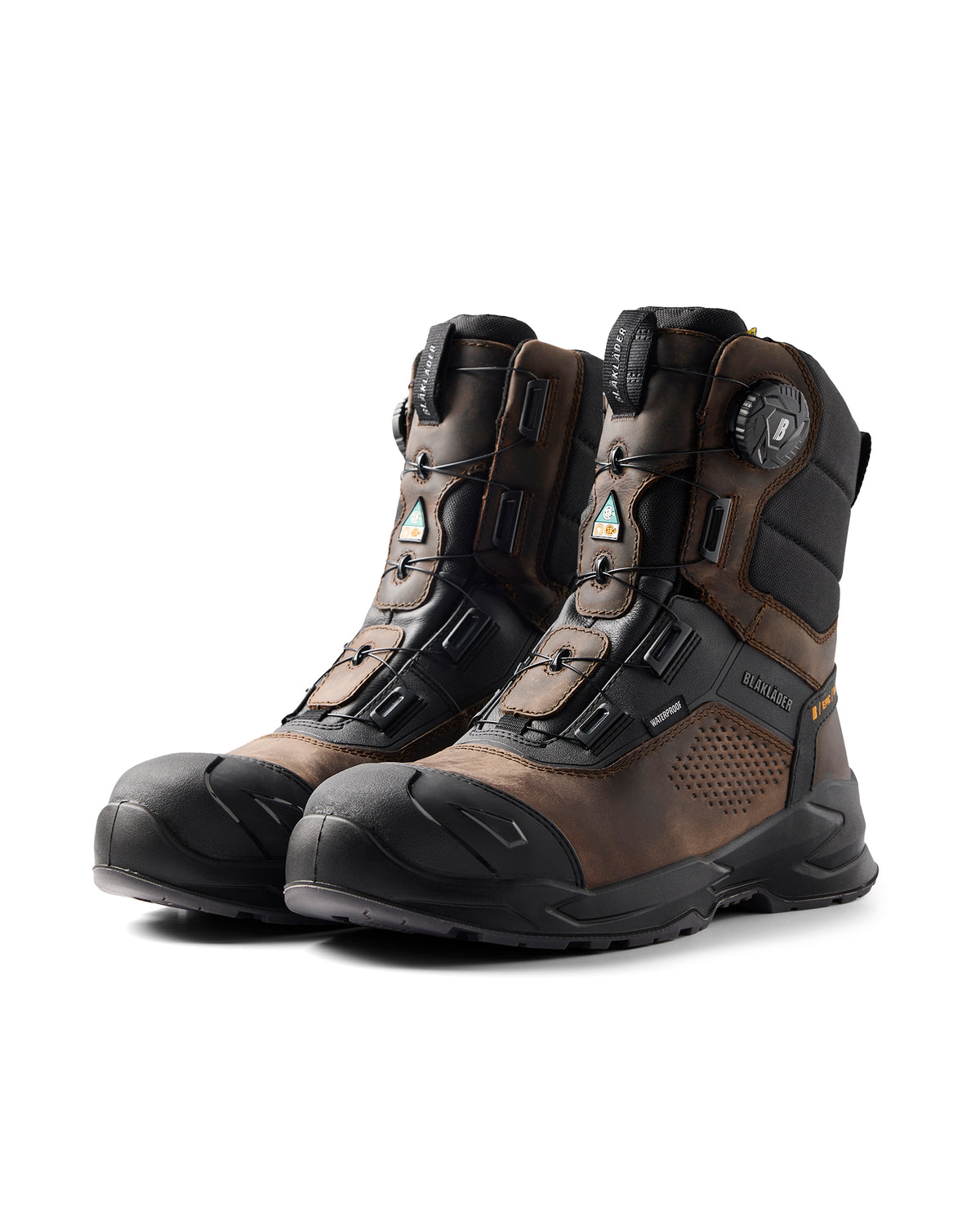 Bottes de Sécurité Epic 8 Pouces avec Freelock - Marron/Noir