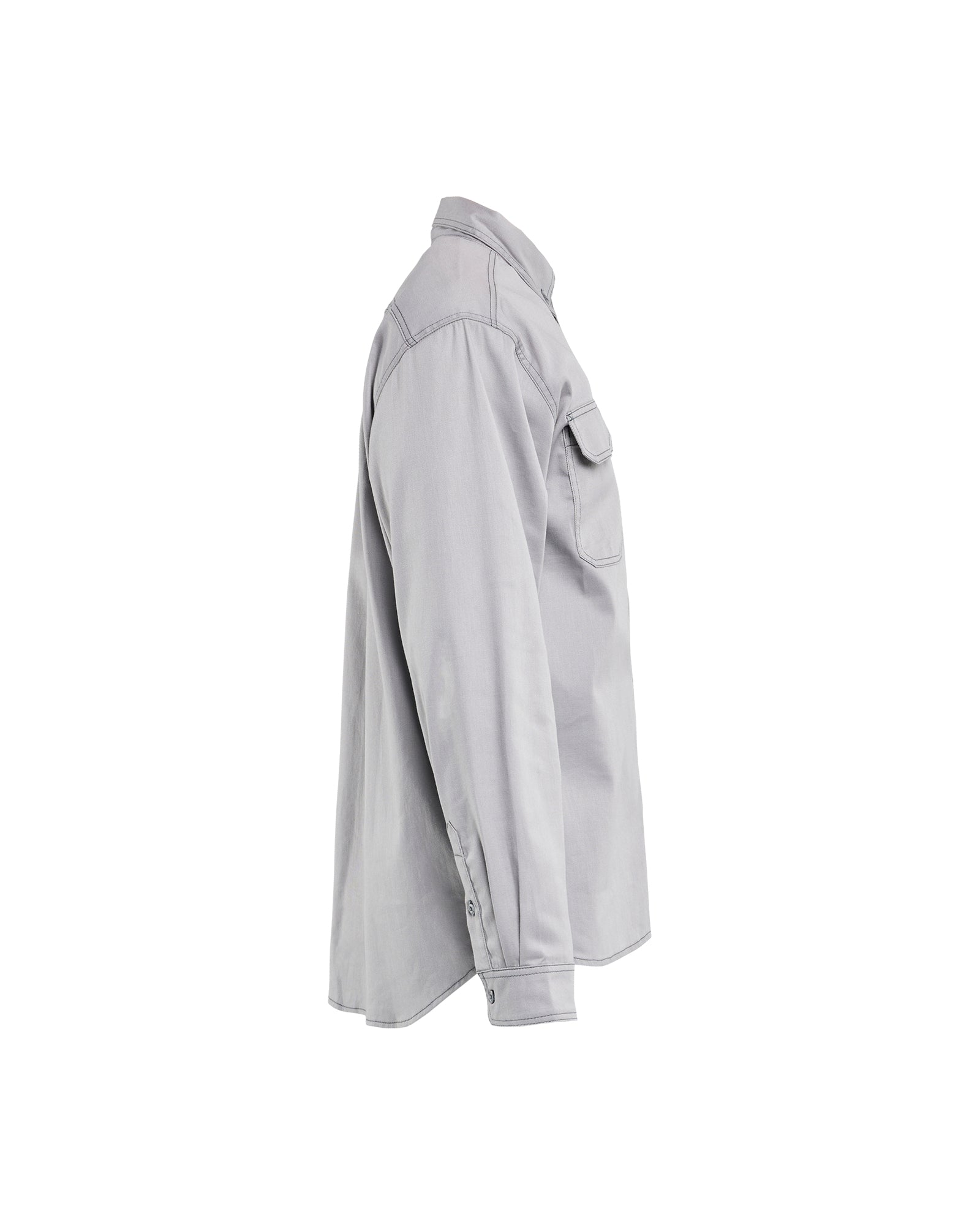 Flame Resistant Button-Up Shirt - Light grey