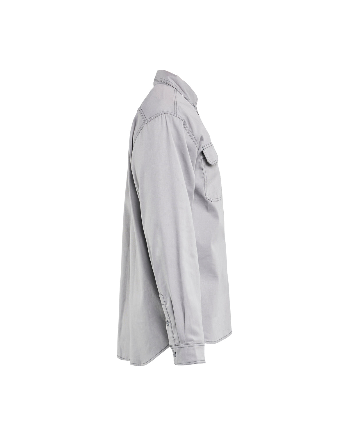 Flame Resistant Button-Up Shirt - Light Grey