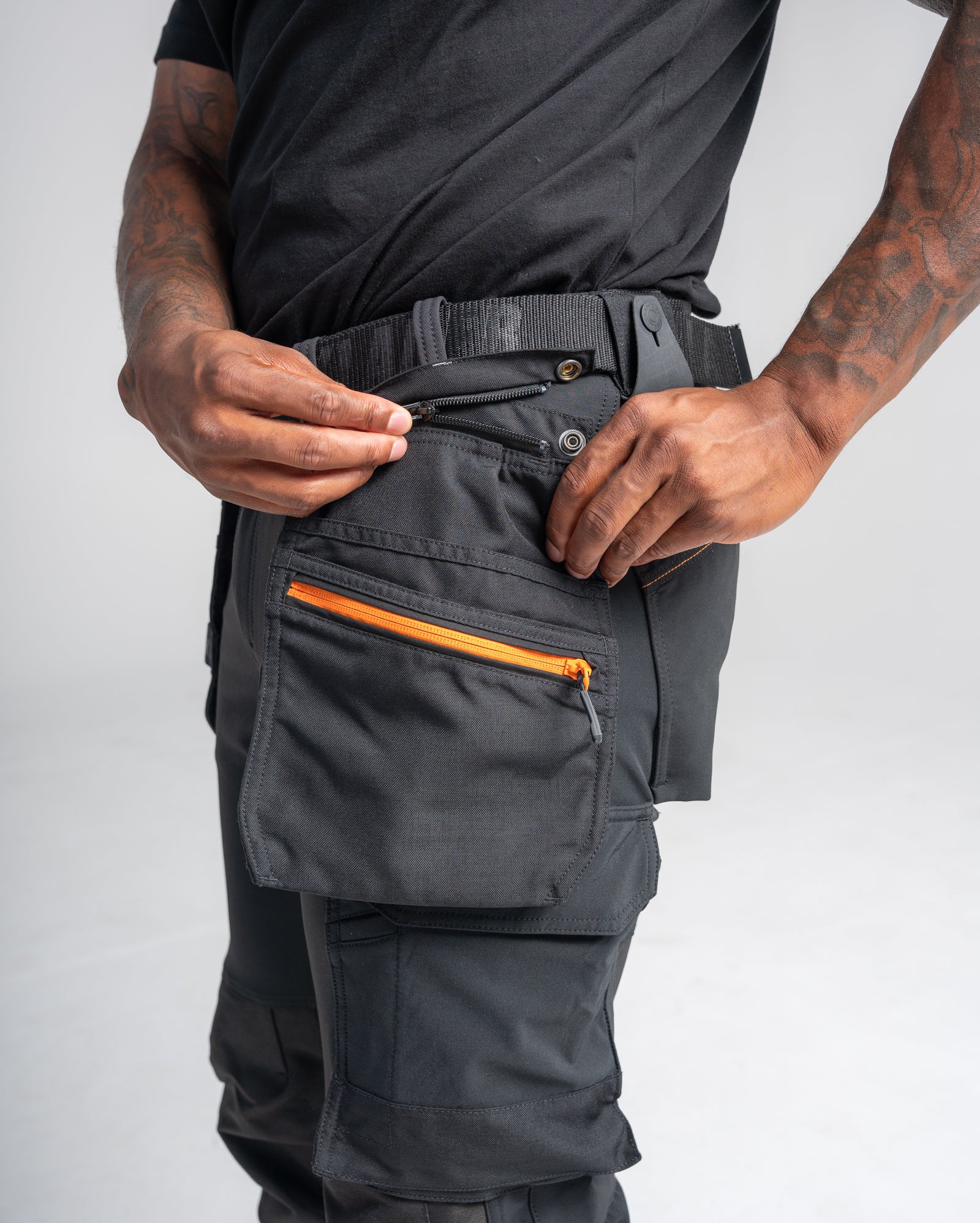 4-Way stretch Work Pants - Black
