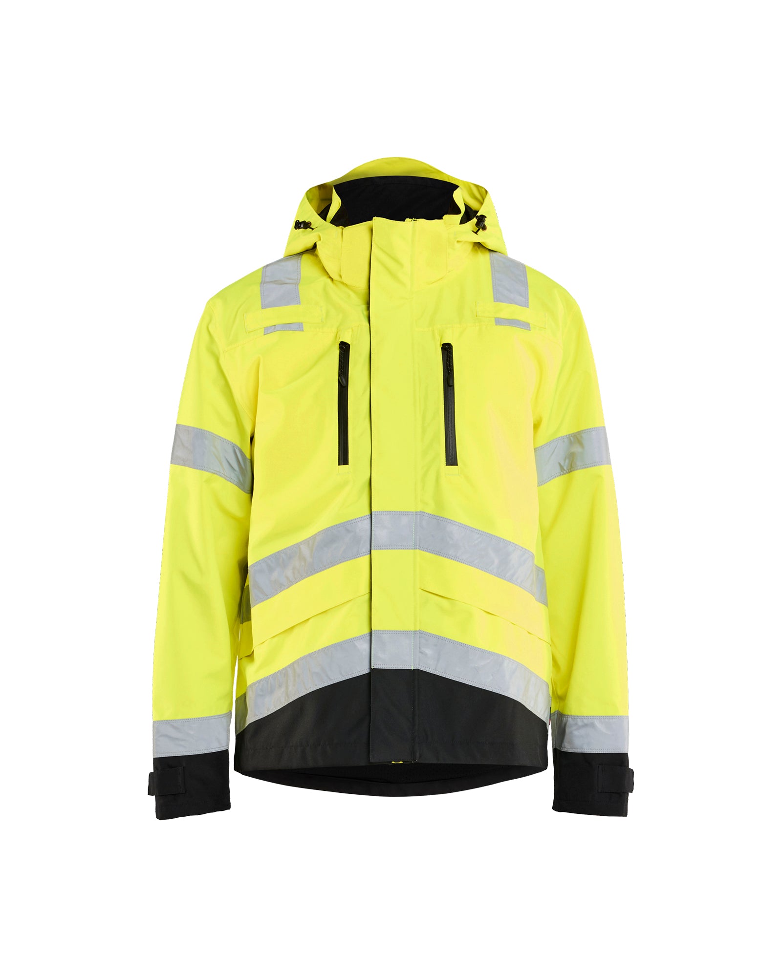 HI-VIS SHELL JACKET - Yellow Hi-viz/Black