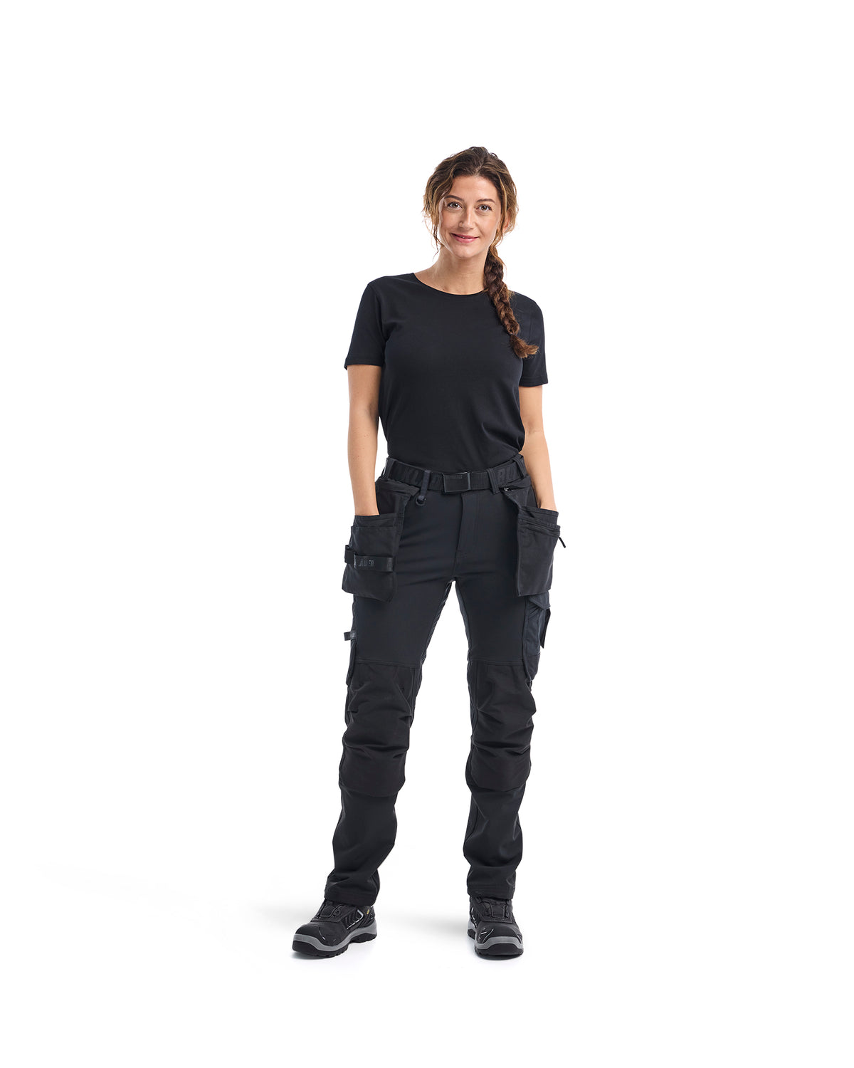 Women's Blaklader Blanks Short Sleeve T-Shirt - Black